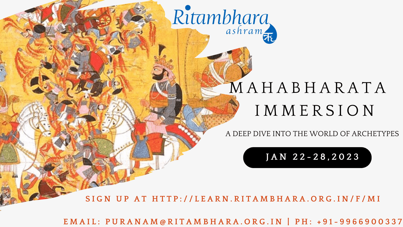 MAHABHARATA IMMERSION (Instagram Post (Square)) (Facebook Cover)